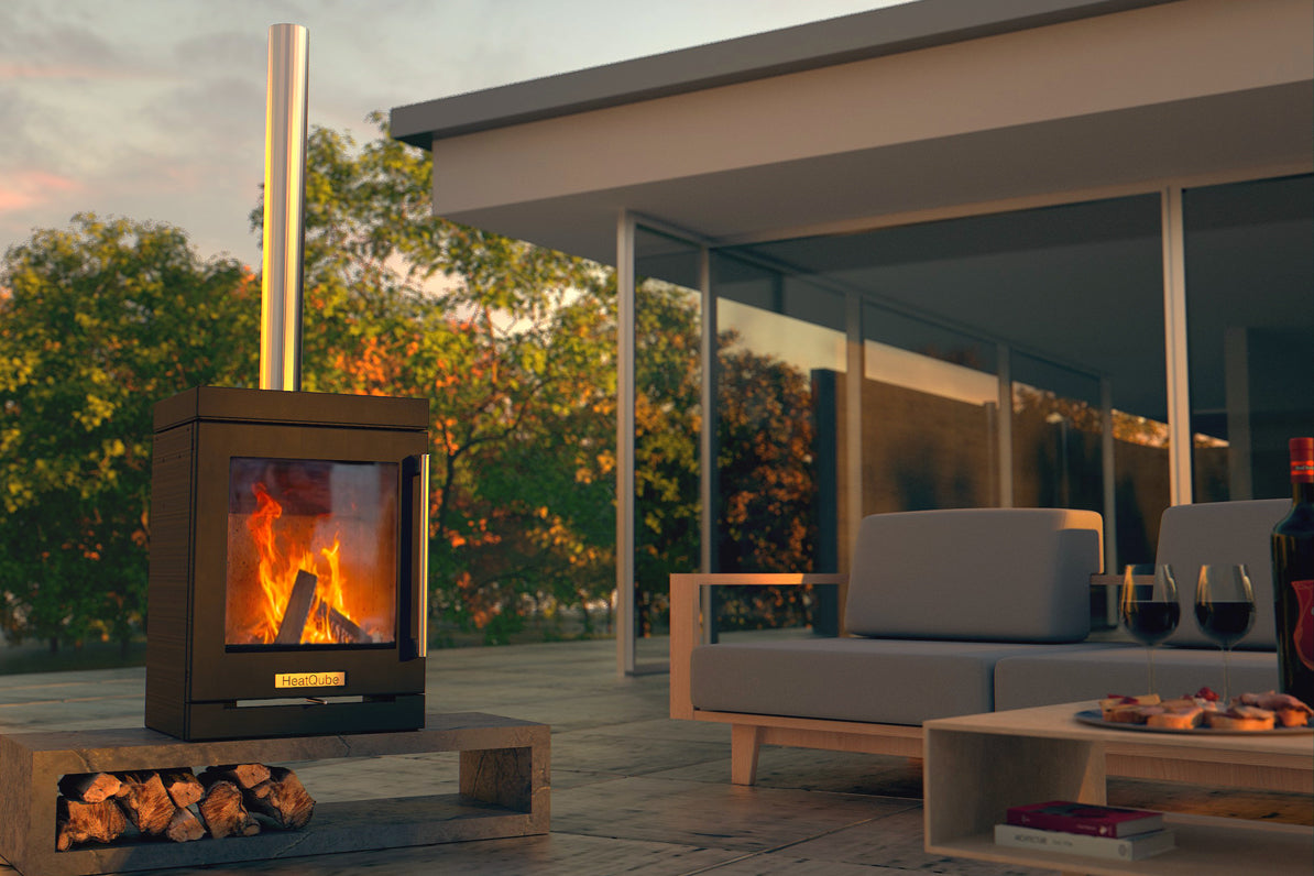 HeatQube outdoor heater from BBQube