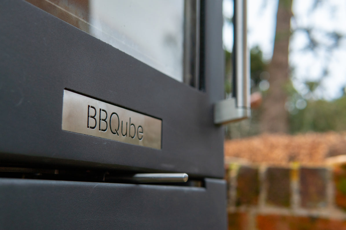 BBQube outdoor wood-burning stove and barbecue