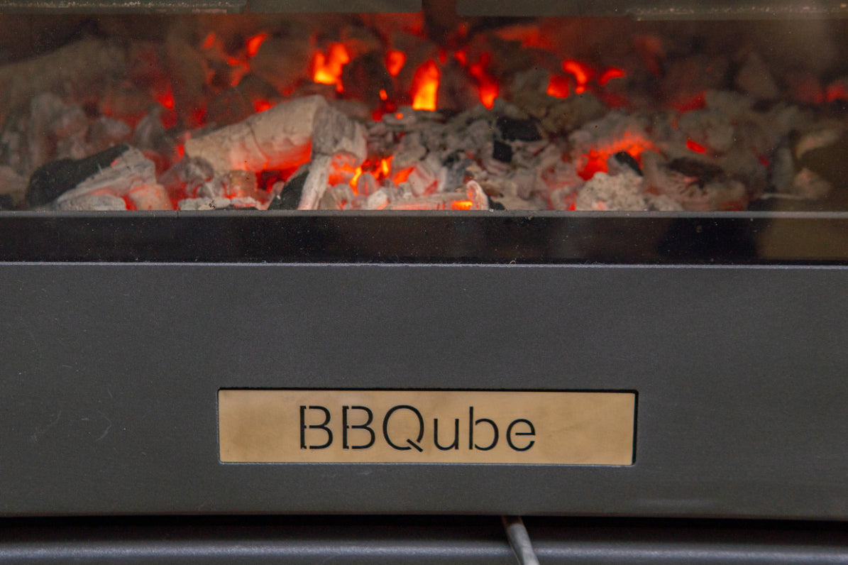 BBQube outdoor wood burner stove and barbecue