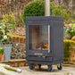 HeatQube outdoor wood-burning stove from BBQube