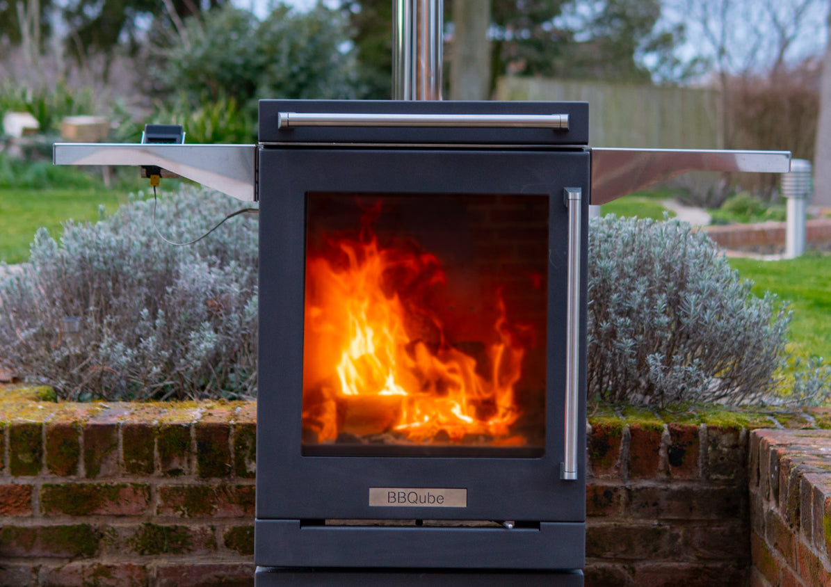 Bbq wood clearance burner